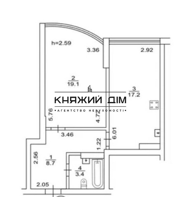 Продам 1-кім. квартиру у ЖК 4 сезони. Код:21146053 Київ - фото 10