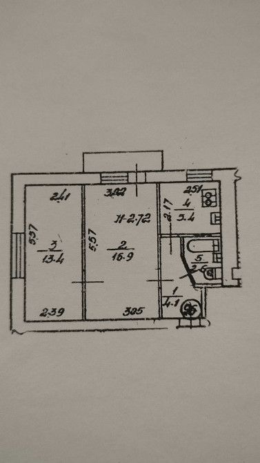 Продаж Квартира 2-кімнатна, 5/5 поверх на Смілянська вул., д. 1 Київ - фото 2