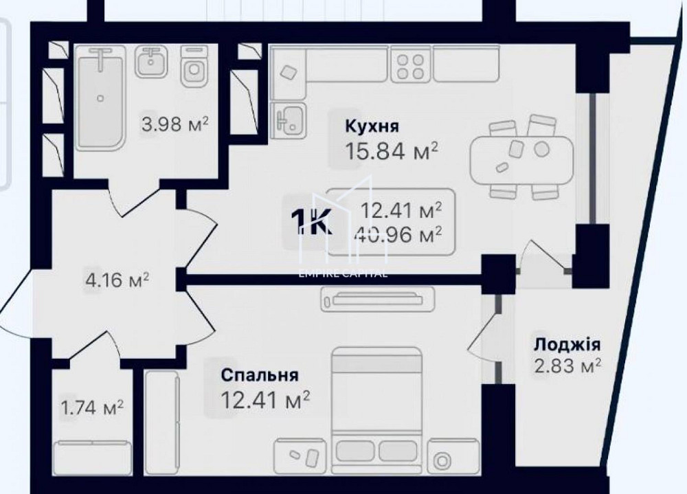 Продаж 1к квартири 40 кв. м Львів - фото 10
