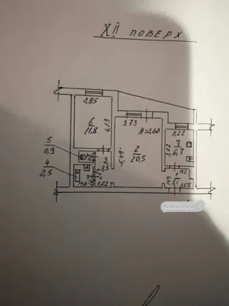Продажа 2к Квартира 51.7 кв.м Інглезі, 3/1 Одесса
