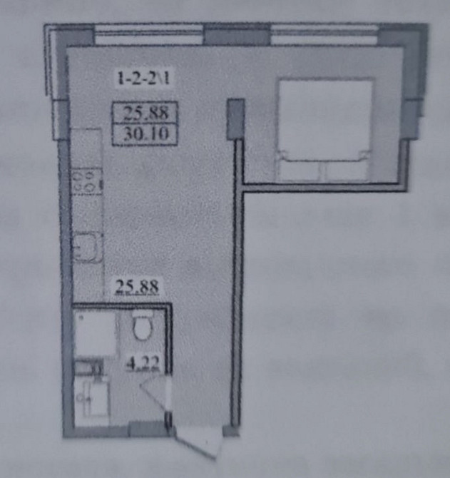 Продаж Квартира 1-кімнатна на переулок Ванный, 5г Одеса - фото 15
