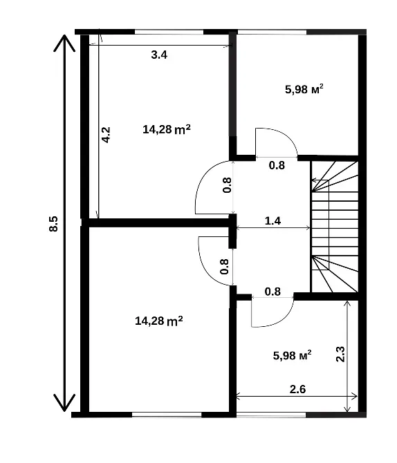 Будинок від забудовника 101 кв.м 3 кімн. 2.3 сот. Ходосівка вул. Каштанова Ходосівка - фото 4