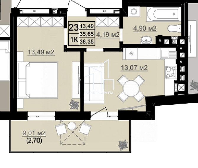 Продаж 1к квартири 38 кв. м Львів - фото 5