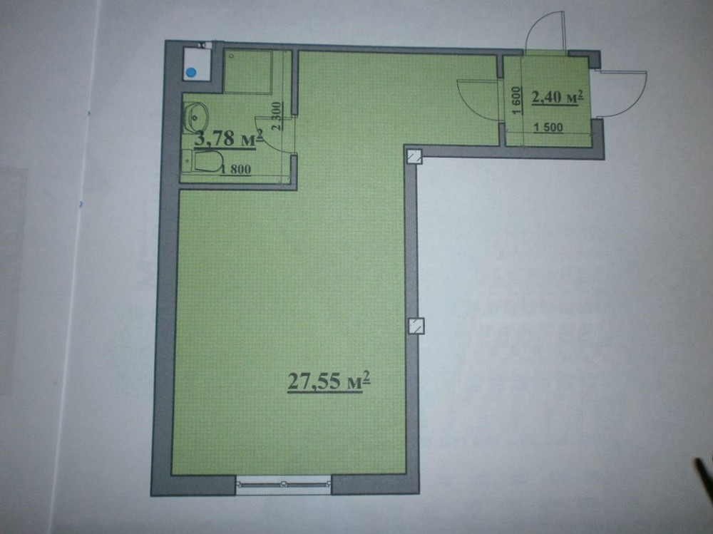 Продаж Квартира 1-кімнатна, 8/8 поверх на Мариинская ул., 4 Velikodolinskoe - photo 5