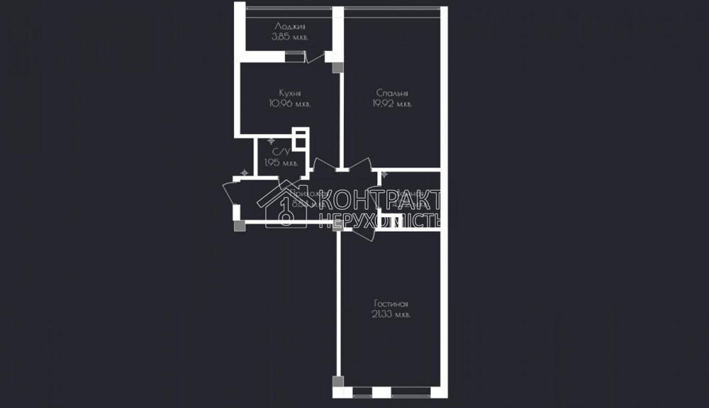 Продаж Квартира 2-кімнатна, 17/17 поверх на вул. Валентиновская Харків - фото 2