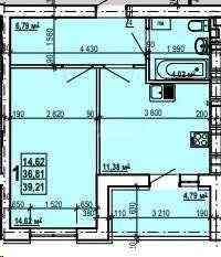 Продаж Квартира 1-кімнатна, 7/9 поверх на вул. Миру Харьков