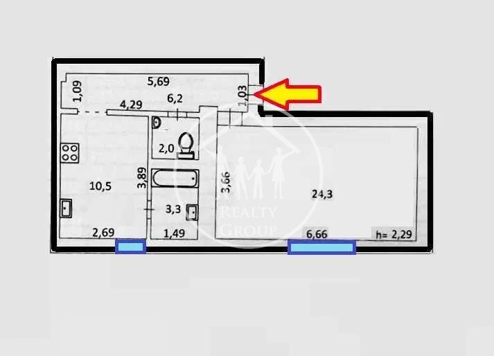 Продаж Квартира 1-кімнатна, 5/5 поверх на Клепарівська, 24 Львів - фото 17