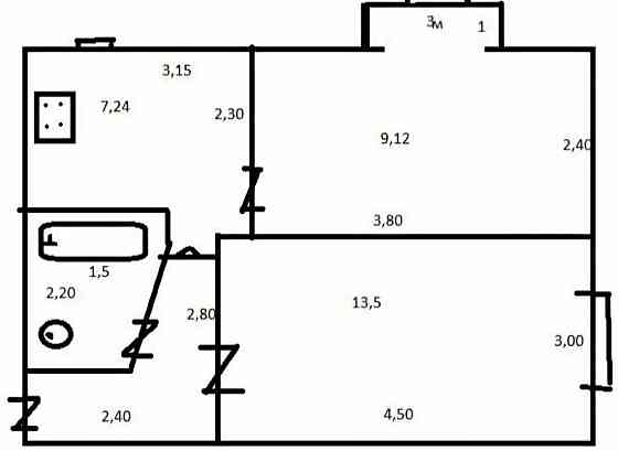 Продаж 2-кімнатної квартири з гаражем Балтська дорога Одеса
