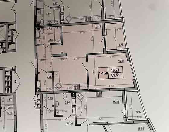 Продаж Квартира 1-кімнатна, 24/26 поверх на Микільська-слобідська, 15 Київ