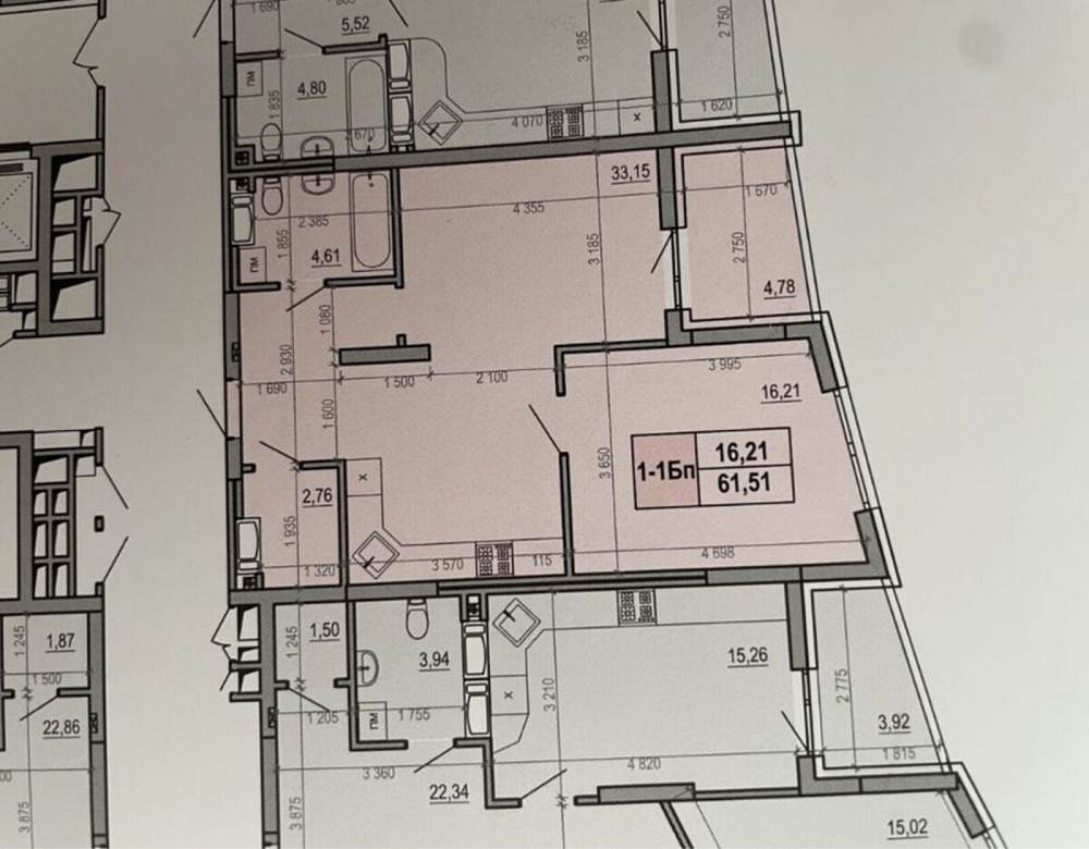 Продаж Квартира 1-кімнатна, 24/26 поверх на Микільська-слобідська, 15 Київ - фото 2