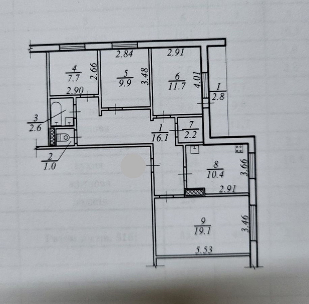 Продаж Квартира 4-кімнатна, 5/10 поверх на Варейкиса ул., 2 Дніпро - фото 17