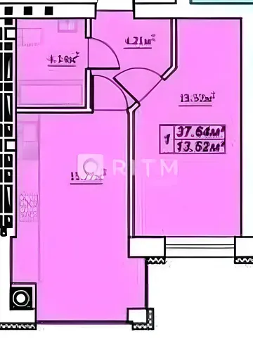 Продаж 1к Квартира 37 кв.м ЖК Сафрон Луцьк - фото 1