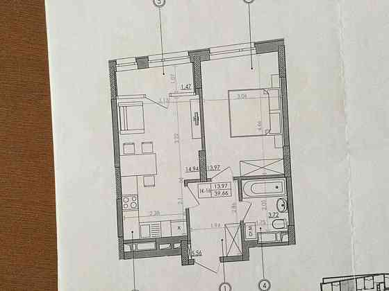 Продаж Квартира 1-кімнатна, 18/24 поверх на Наддніпрянське шосе, 2а Київ