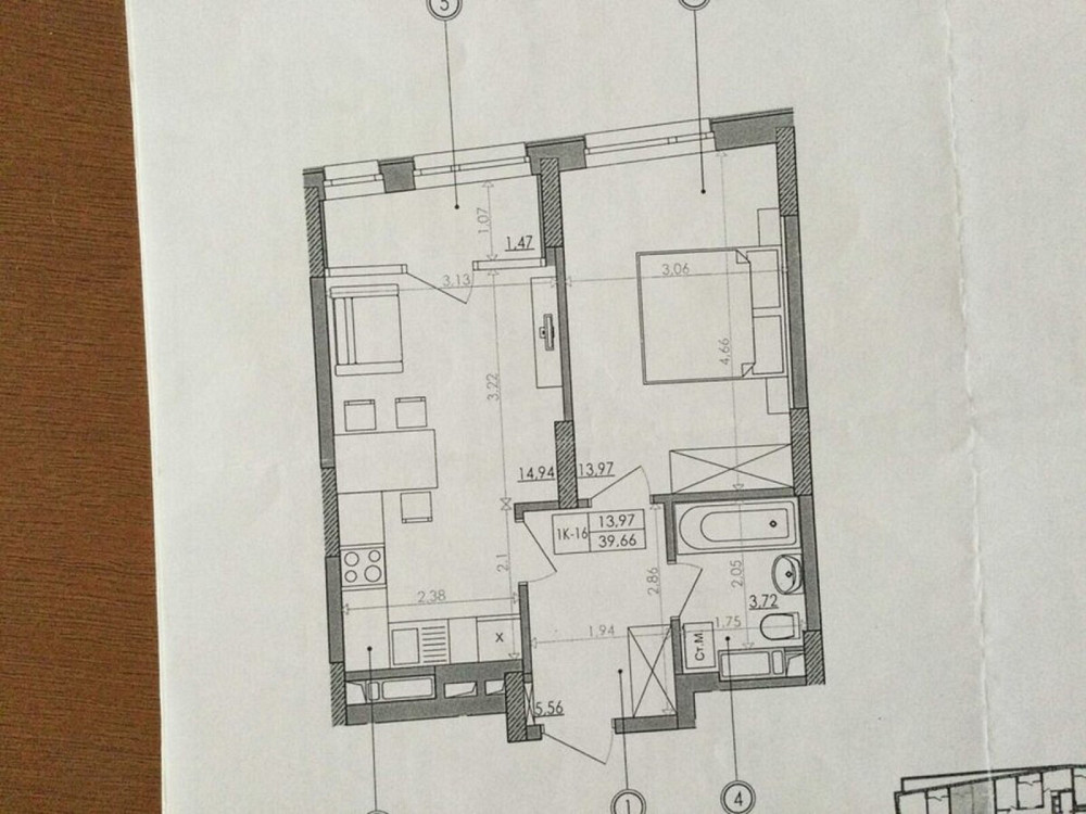 Продаж Квартира 1-кімнатна, 18/24 поверх на Наддніпрянське шосе, 2а Київ - фото 4