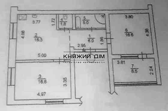 Продается раздельная 2-х к.кв. ул. Лютневая 1-1а. № 21107315 Киев