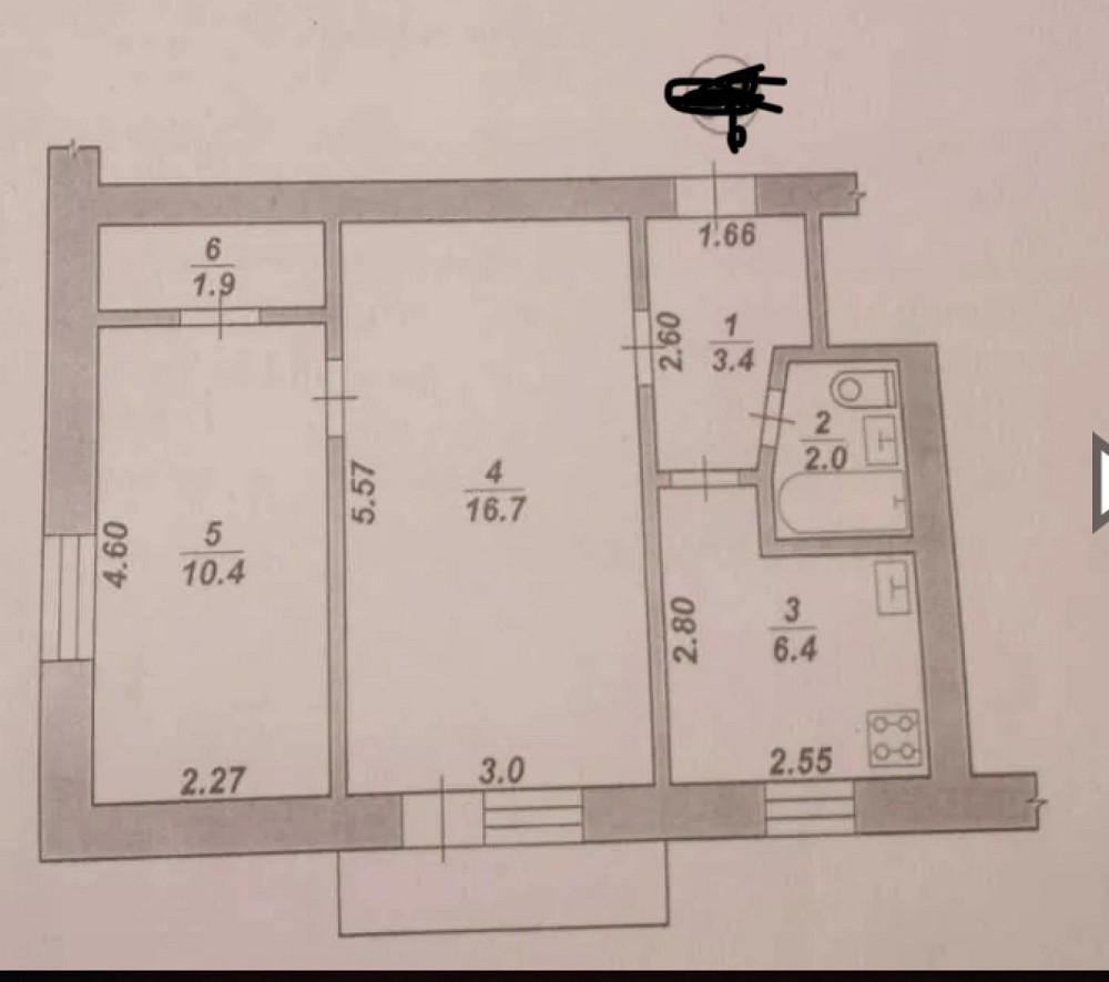 Продаж Квартира 2-кімнатна, 2/5 поверх на вул. Вокзальна Житомир - фото 8