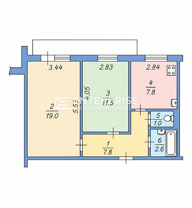 Продаж Квартира 2-кімнатна, 1/10 поверх Киев - изображение 17
