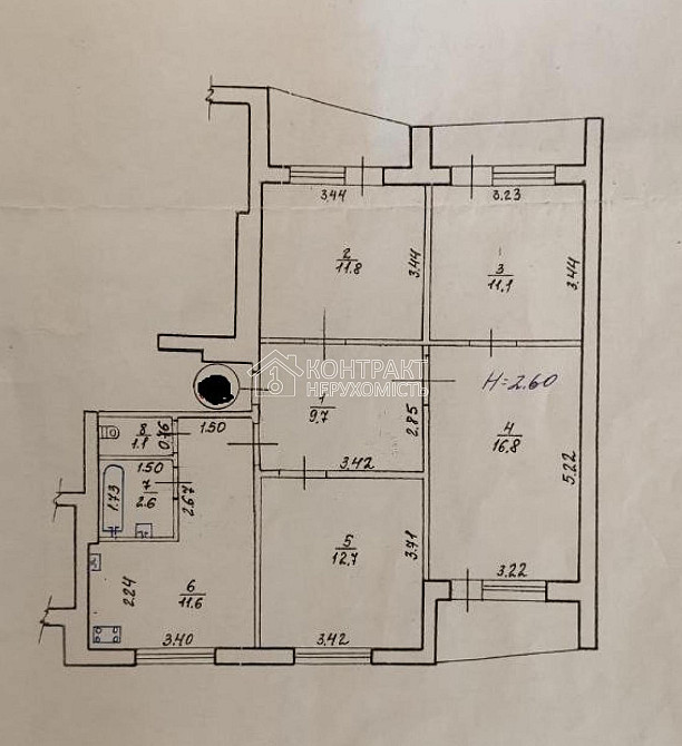 Продаж Квартира 4-кімнатна, 9/16 поверх на вул. Героев Труда Харків - фото 17