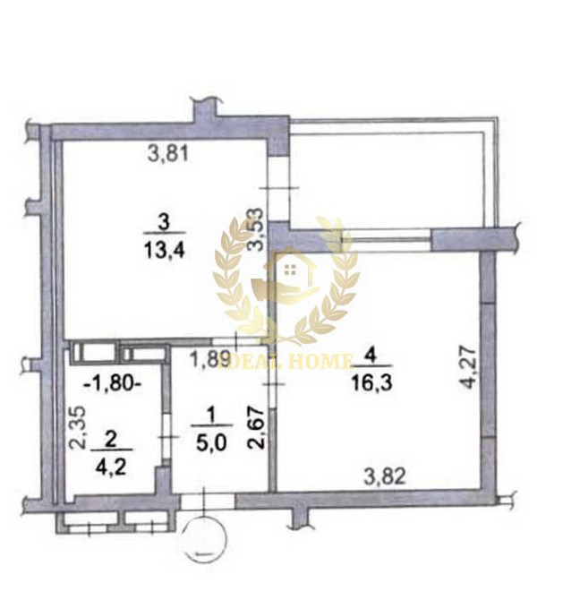 Продаж Квартира 1-кімнатна на Заболотного Академика ул., 148В Киев - изображение 7