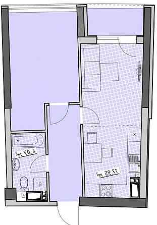 Евро-двухкомнатная квартира в ЖК Атмосфера Аркадия Odessa