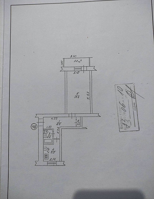 Продаж Квартира 1-кімнатна, 5/5 поверх на вул. Мазепи Гетьмана Ивано-Франковск - изображение 16