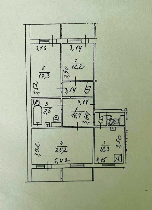 Продаж Квартира 3-кімнатна, 1/14 поверх на Гмирі Бориса вул., д. 9В Київ - фото 19