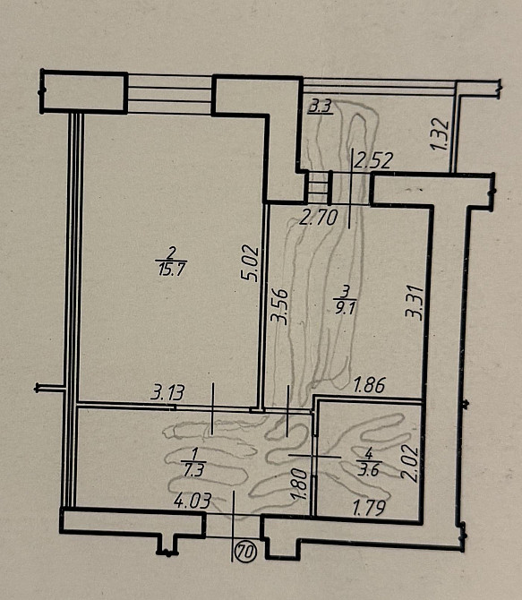 Продаж Квартира 1-кімнатна, 9/10 поверх на вул. хіміків Івано-Франківськ - фото 9