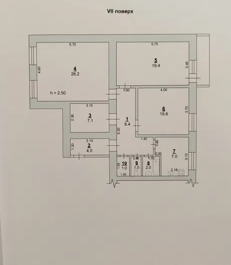 3-х  комнатная квартира в центре Одессы Одесса - изображение 13