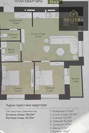 Оренда Будинок 2-кімнатний на вул. Легоцького Ужгород