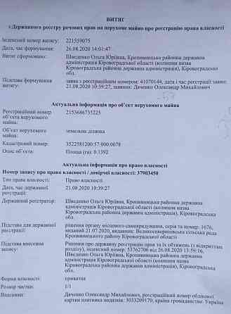 Продаж земельної ділянки 28 соток Кропивницький