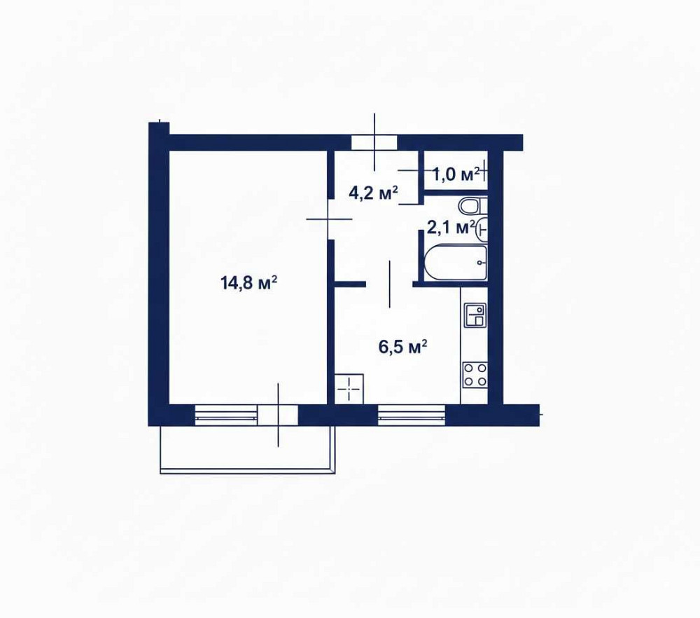 Продаж Квартира 1-кімнатна, 7/9 поверх на Героїв полку «Азов» вул., д. 32Б Киев - изображение 11