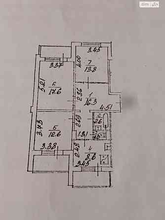 Продаж Квартира 3-кімнатна, 13/16 поверх на Бажана Миколи вул., д. 7 Київ