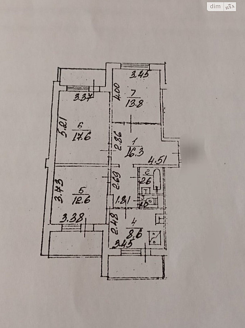 Продаж Квартира 3-кімнатна, 13/16 поверх на Бажана Миколи вул., д. 7 Київ - фото 6