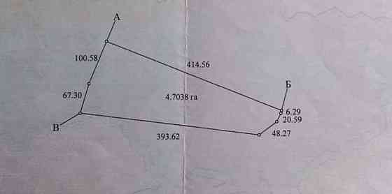 Продаж земельної ділянки 4.7 га 