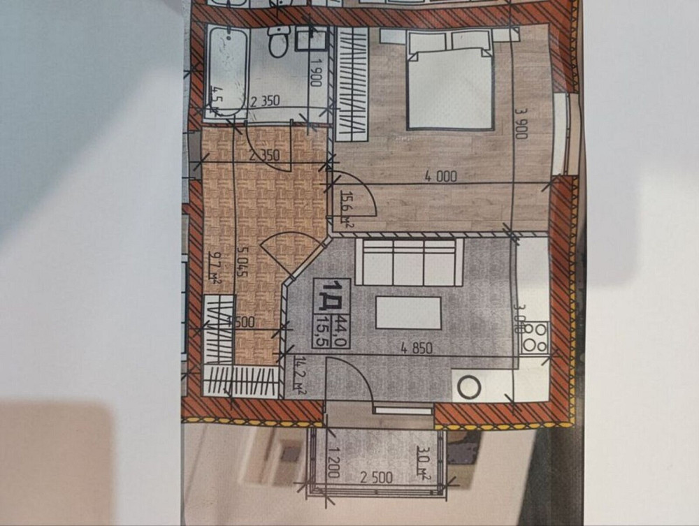 Продаж Квартира 1-кімнатна, 3/3 поверх Vinnytsya - photo 2