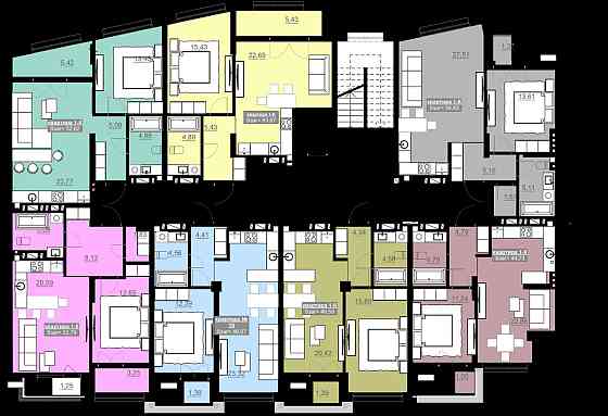 Продаж Квартира 1-кімнатна, 8/8 поверх на Вовчинецька вул., 55 Івано-Франківськ