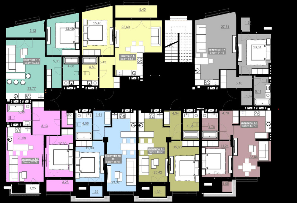 Продаж Квартира 1-кімнатна, 8/8 поверх на Вовчинецька вул., 55 Івано-Франківськ - фото 3