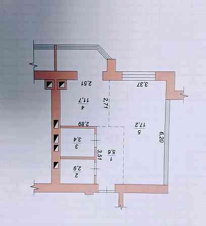 Продаж 2к Квартира 45 кв.м Євгенія Рихлика Zhytomyr