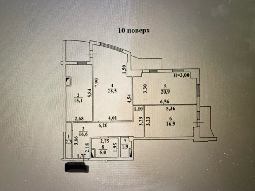 Продаж 3к Квартира 111.8 кв.м Люстдорфская дорога 55 Одеса - фото 5