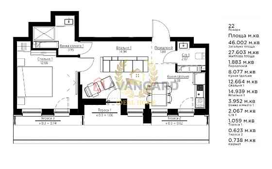 Продам 2-кімнатну квартиру в ЖК Happy House біля метро Берестейська Київ