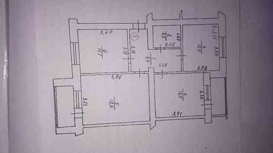 Продаж 3к Квартира 72 кв.м  