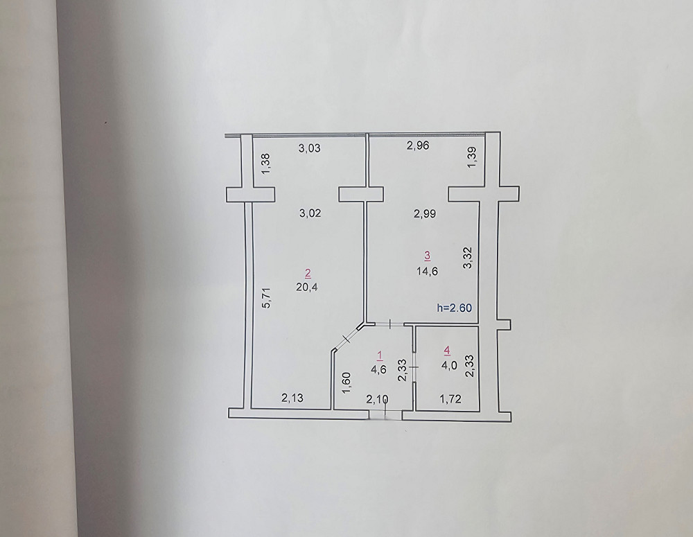 Продаж Квартира 1-кімнатна, 4/10 поверх на Евгена Рихлика Житомир - фото 1