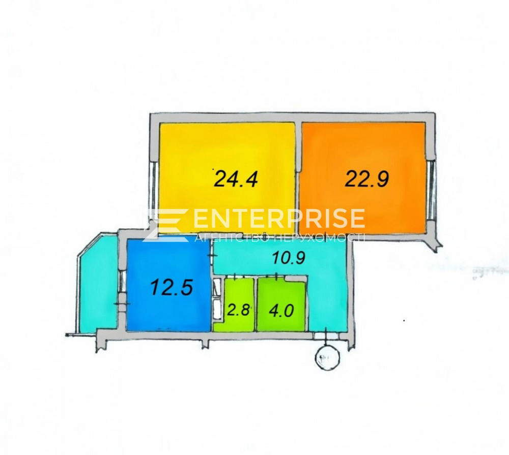 Продаж Квартира 2-кімнатна, 17/23 поверх на вул. Пчелки Елены Kiev - photo 14