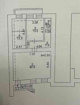 Оренда офісне приміщення на Басейна вул., 9В приміщень - 3, поверх - 1/3 Київ
