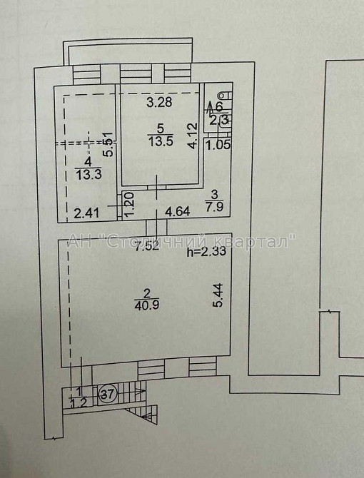 Оренда офісне приміщення на Басейна вул., 9В приміщень - 3, поверх - 1/3 Київ - фото 2