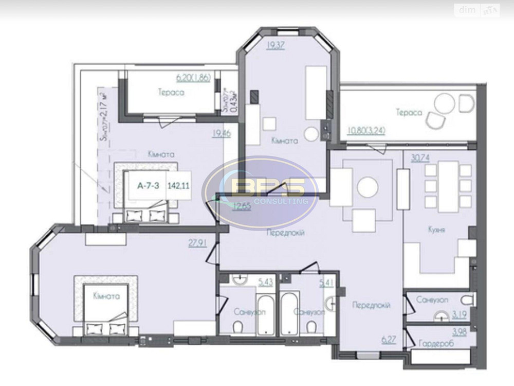 Продаж 4к квартири 140 кв. м Одеса - фото 13