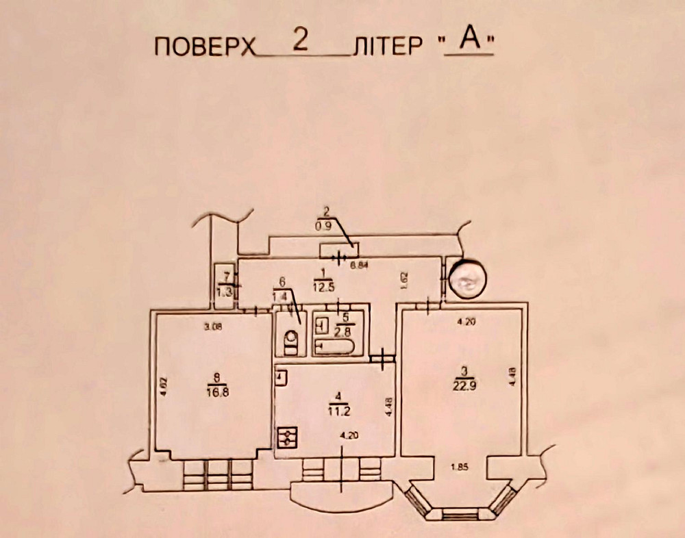 Продаж Квартира 2-кімнатна, 2/5 поверх на Саксаганського вул., д. 68/21 Київ - фото 14