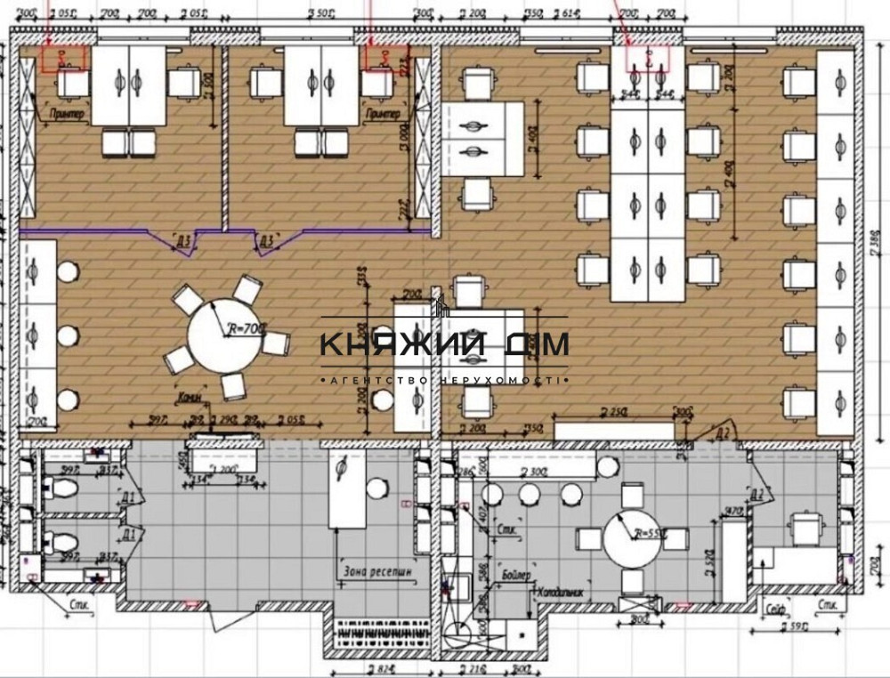 Оренда офісне приміщення на вул. Трутенко Онуфрия ул./Михайла Максимовича поверх - 8/12 Київ - фото 11