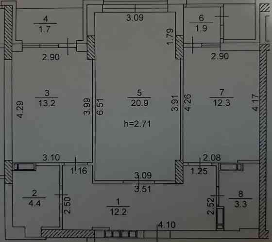 Продам 2-х кімнатну квартиру, вул. Кахи Бендукидзе, 2в, Печерський район Kiev