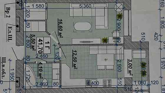 Продаж Квартира 1-кімнатна на вул. Княгинин Івано-Франківськ